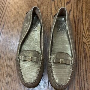 Tory Burch gold flats, size 7.5!